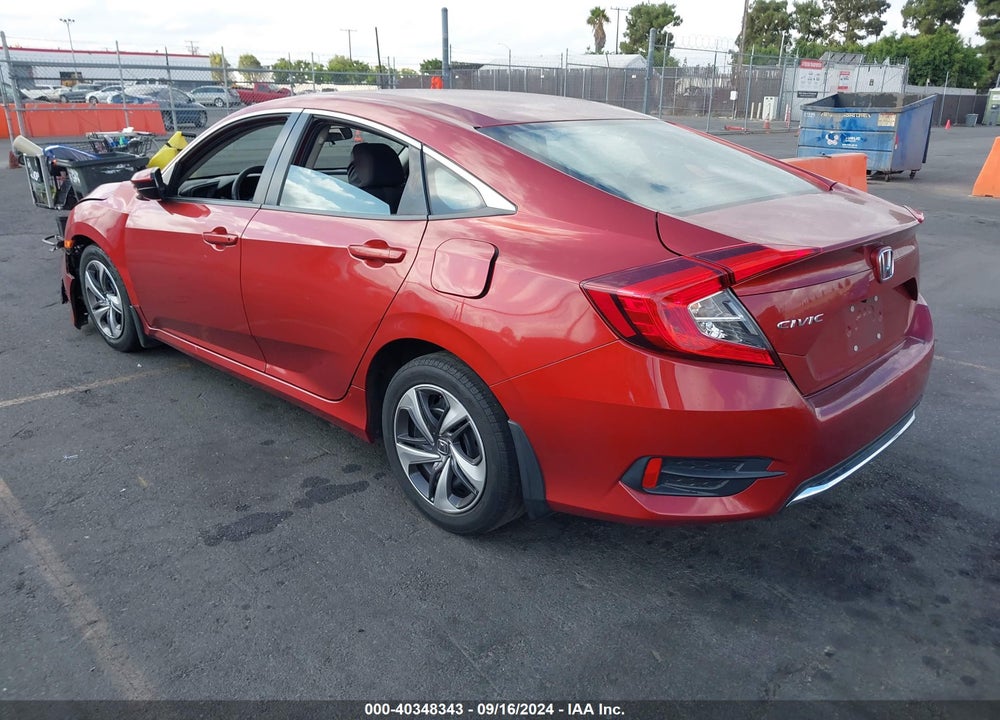 2019 HONDA CIVIC VIN: 2HGFC2F68KH548501
