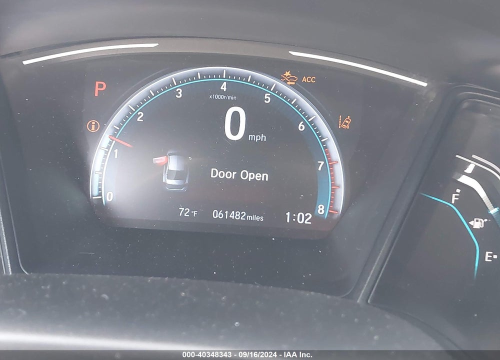 2019 HONDA CIVIC VIN: 2HGFC2F68KH548501