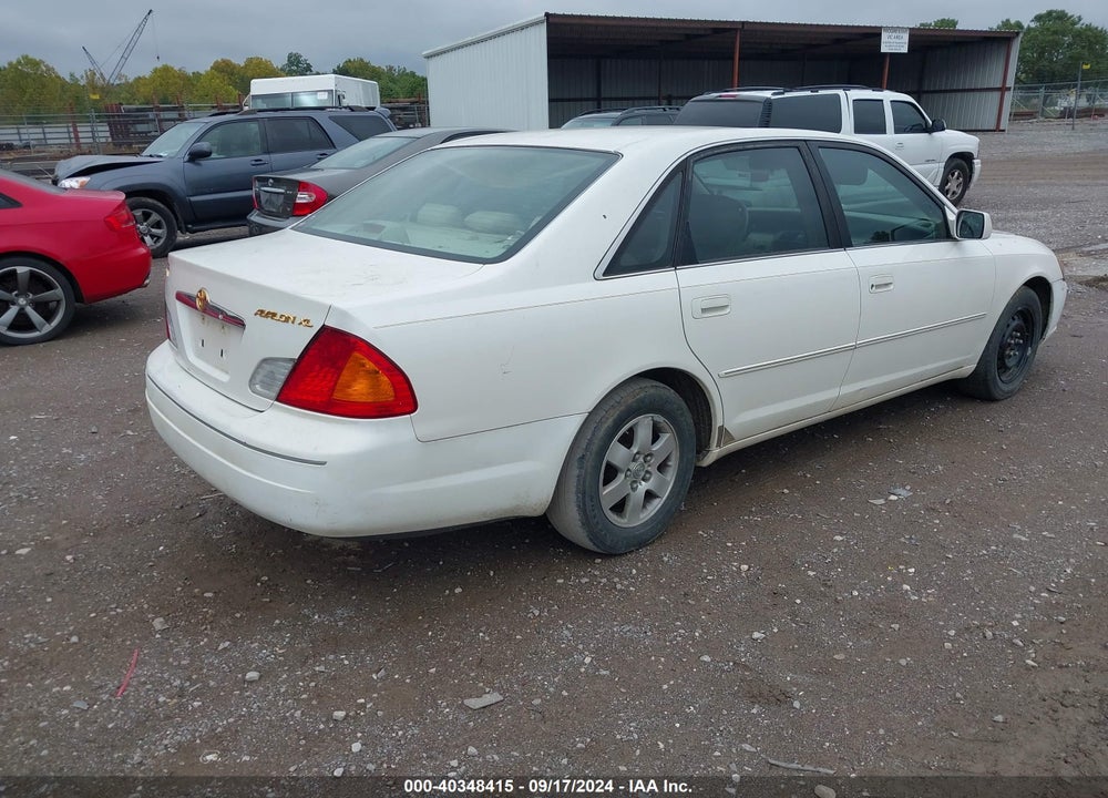 2001 TOYOTA AVALON XL VIN: 4T1BF28B01U140936