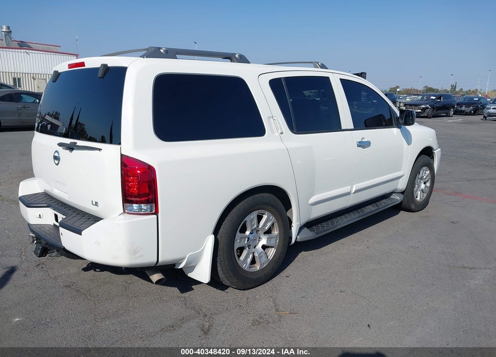 2004 NISSAN PATHFINDER ARMADA LE VIN: 5N1AA08A94N713739