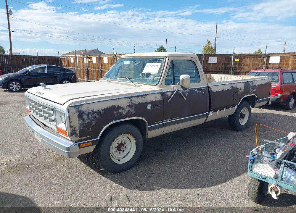 1983 DODGE D-SERIES D200/D250 VIN: 1B7JD24U7DS435397