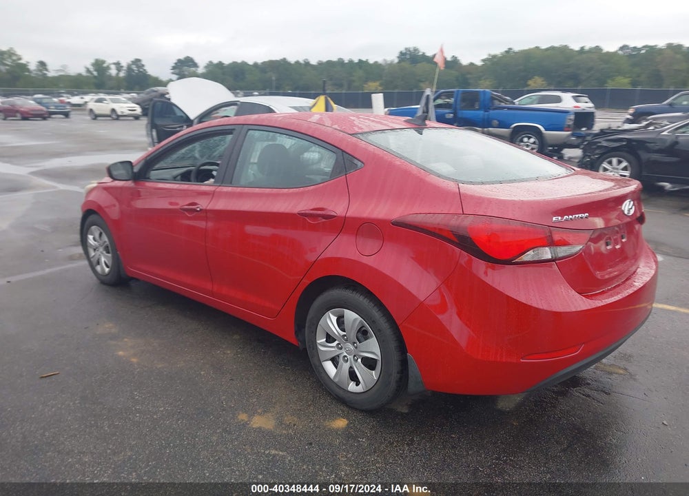2016 HYUNDAI ELANTRA SE VIN: KMHDH4AE6GU482502