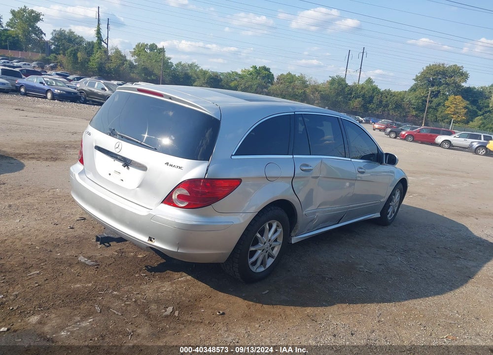 2006 MERCEDES-BENZ R 350 4MATIC VIN: 4JGCB65E56A022184