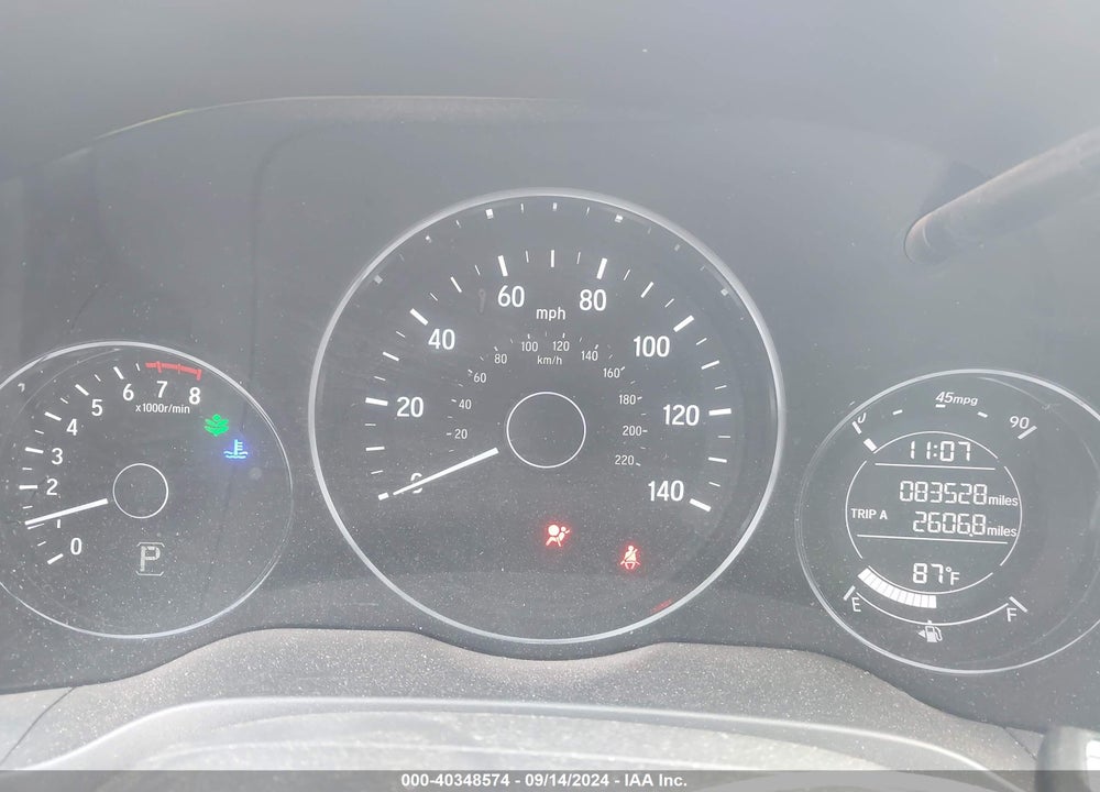 2017 HONDA HR-V EX-L VIN: 3CZRU5H74HM704926