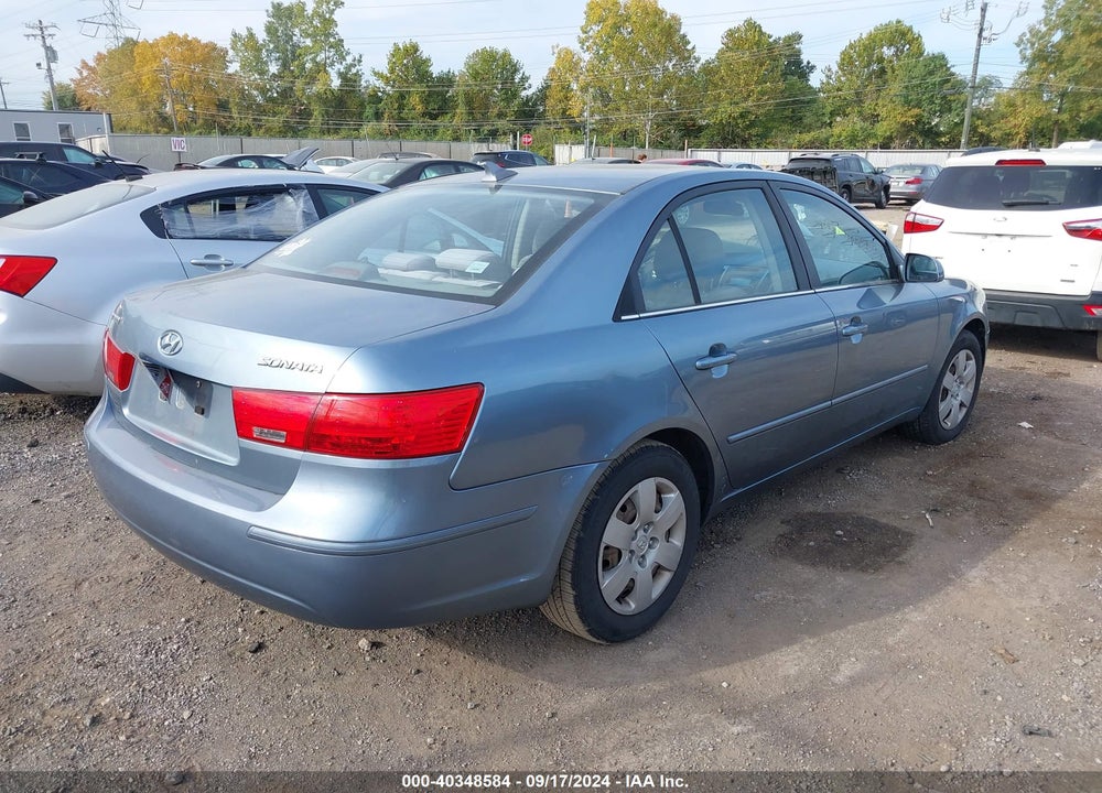 2009 HYUNDAI SONATA GLS VIN: 5NPET46C09H533858