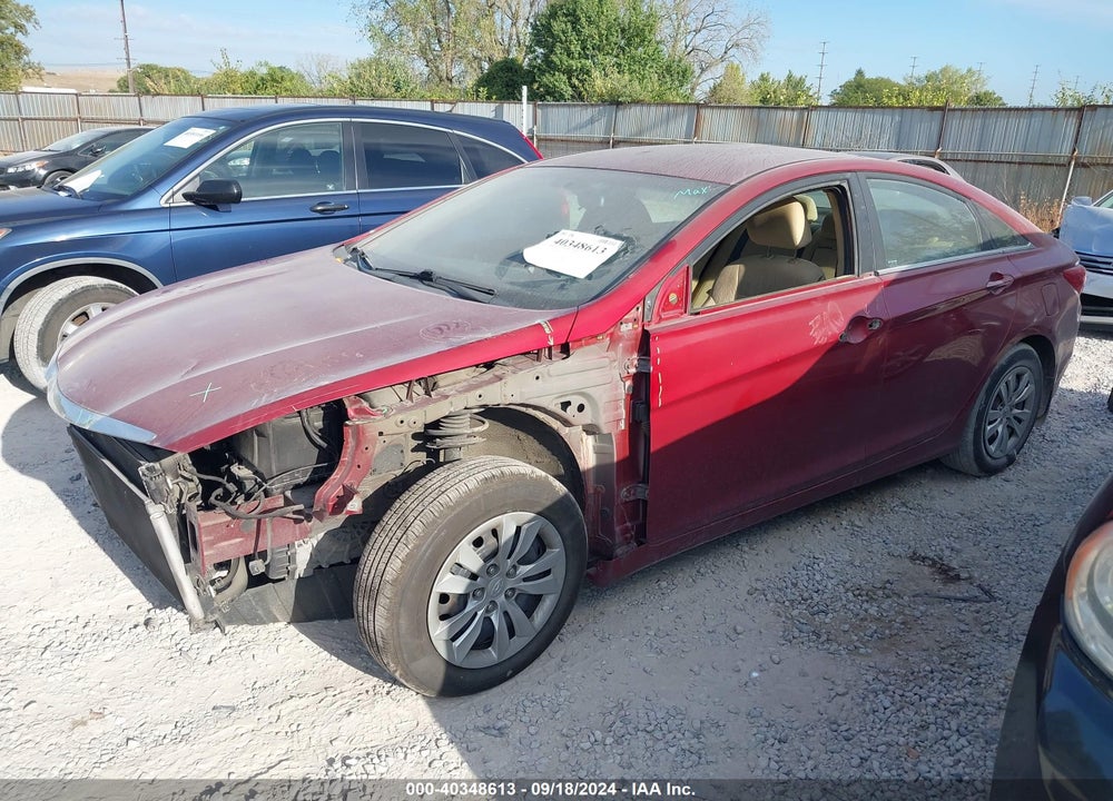 2012 HYUNDAI SONATA GLS VIN: 5NPEB4AC5CH435782