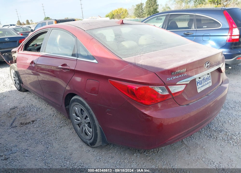 2012 HYUNDAI SONATA GLS VIN: 5NPEB4AC5CH435782