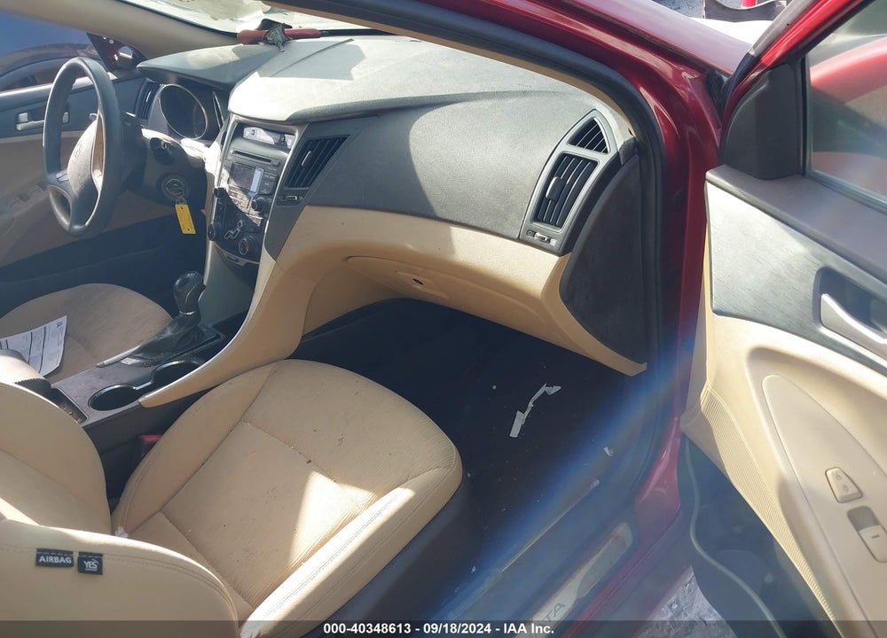 2012 HYUNDAI SONATA GLS VIN: 5NPEB4AC5CH435782