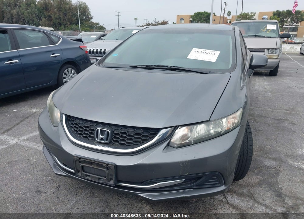 2013 HONDA CIVIC LX VIN: 19XFB2F53DE289004