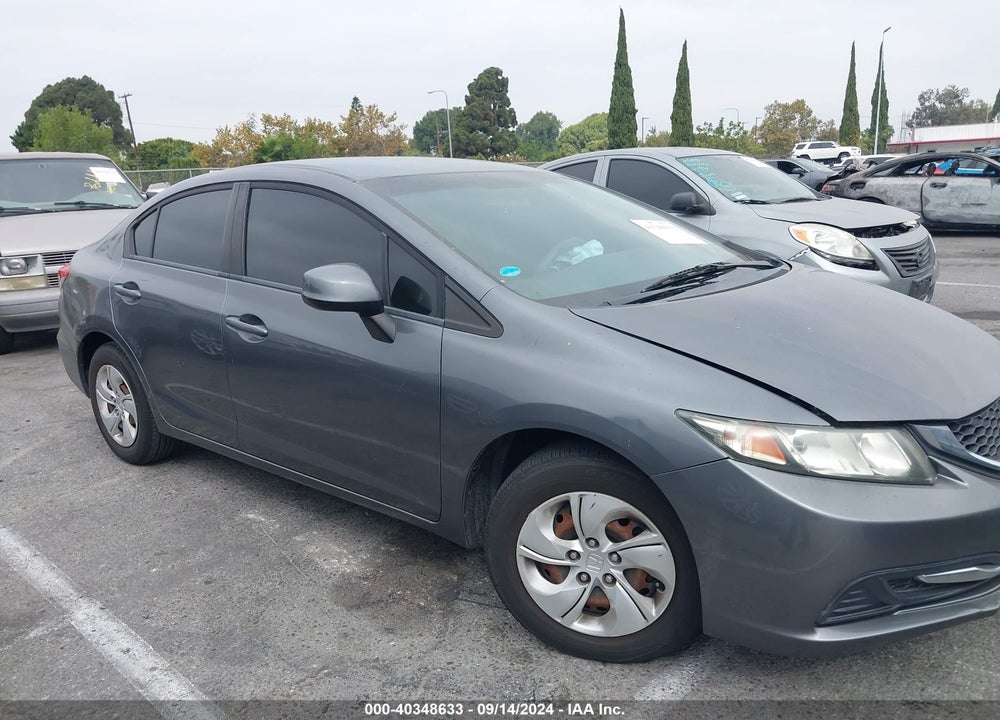 2013 HONDA CIVIC LX VIN: 19XFB2F53DE289004