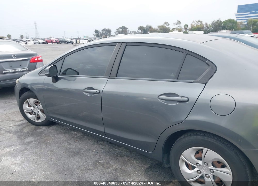2013 HONDA CIVIC LX VIN: 19XFB2F53DE289004