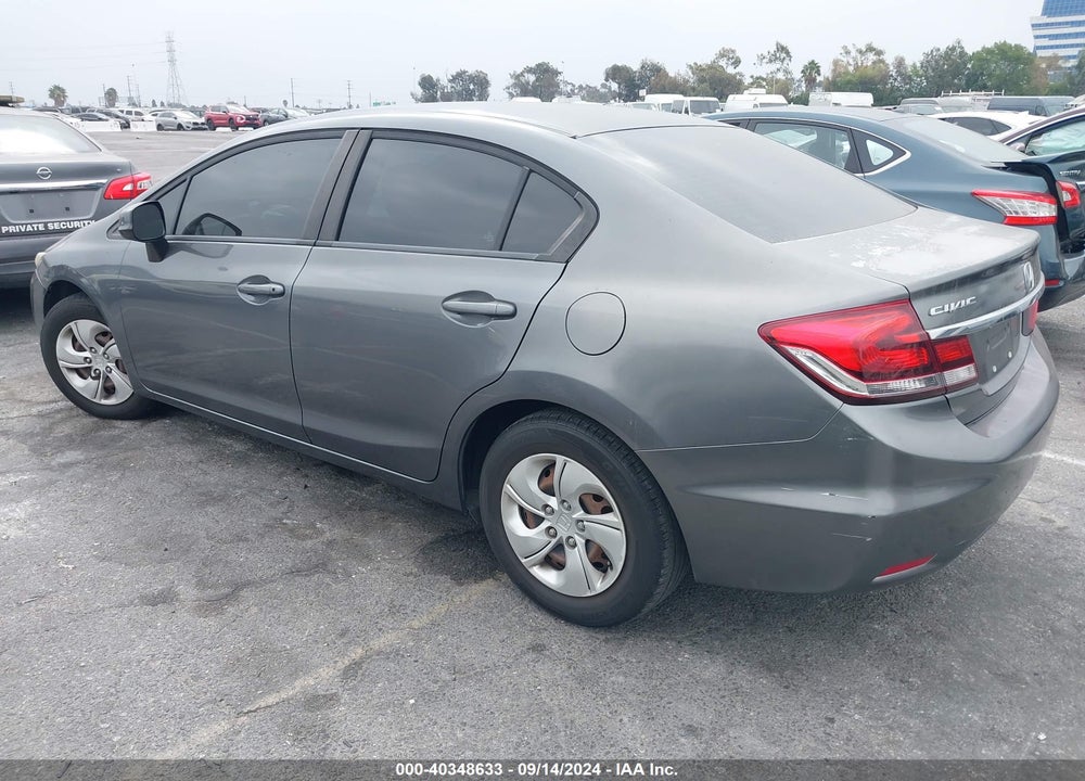 2013 HONDA CIVIC LX VIN: 19XFB2F53DE289004