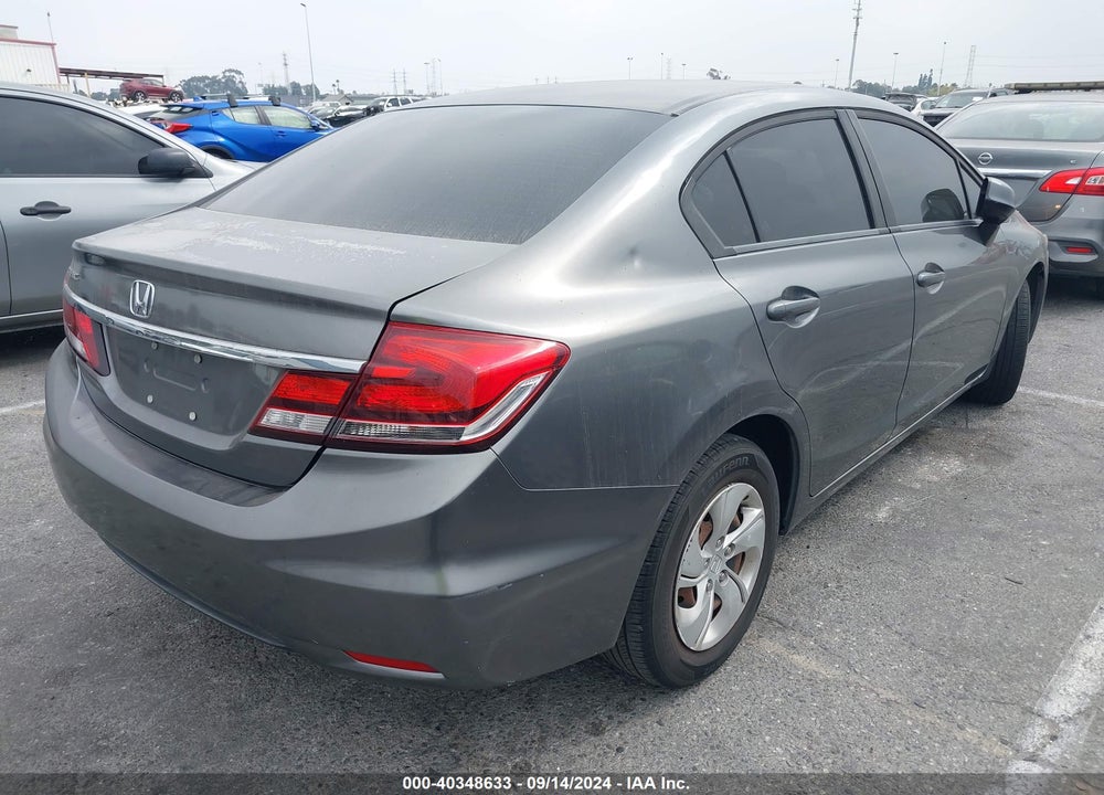 2013 HONDA CIVIC LX VIN: 19XFB2F53DE289004
