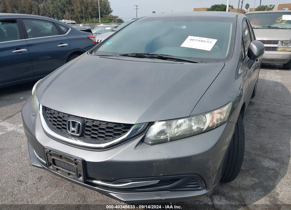 2013 HONDA CIVIC LX VIN: 19XFB2F53DE289004