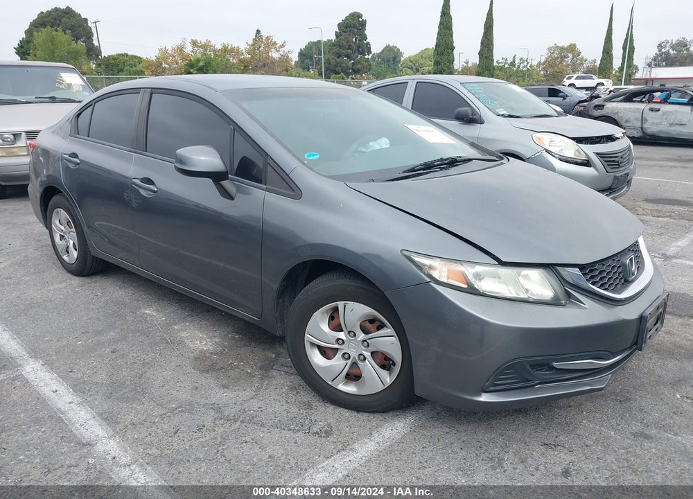2013 HONDA CIVIC LX VIN: 19XFB2F53DE289004