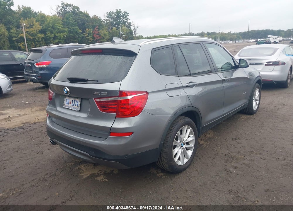 2015 BMW X3 XDRIVE28I VIN: 5UXWX9C53F0D49911