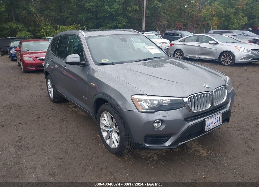 2015 BMW X3 XDRIVE28I VIN: 5UXWX9C53F0D49911