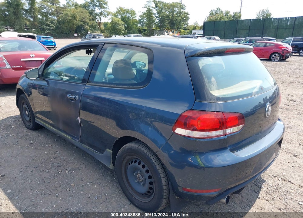 2010 VOLKSWAGEN GOLF 2-DOOR VIN: WVWAB7AJ2AW272837