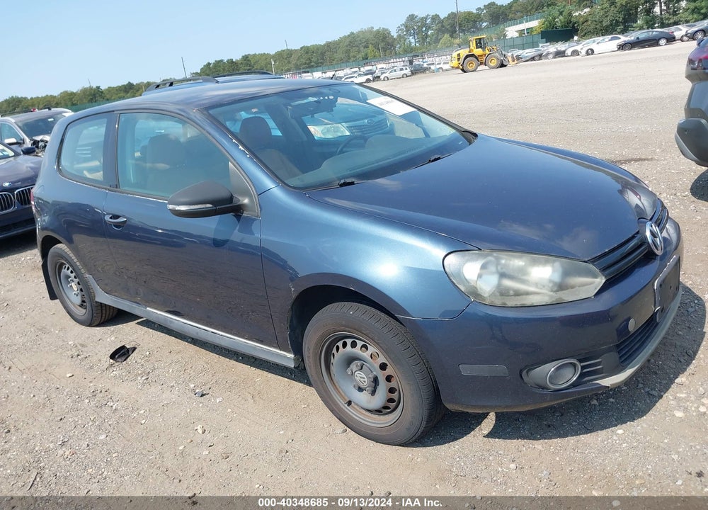 2010 VOLKSWAGEN GOLF 2-DOOR VIN: WVWAB7AJ2AW272837