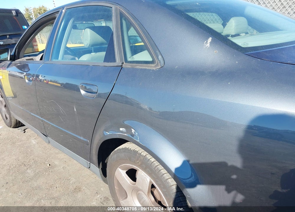 2003 AUDI A4 1.8T VIN: WAULC68E63A183696