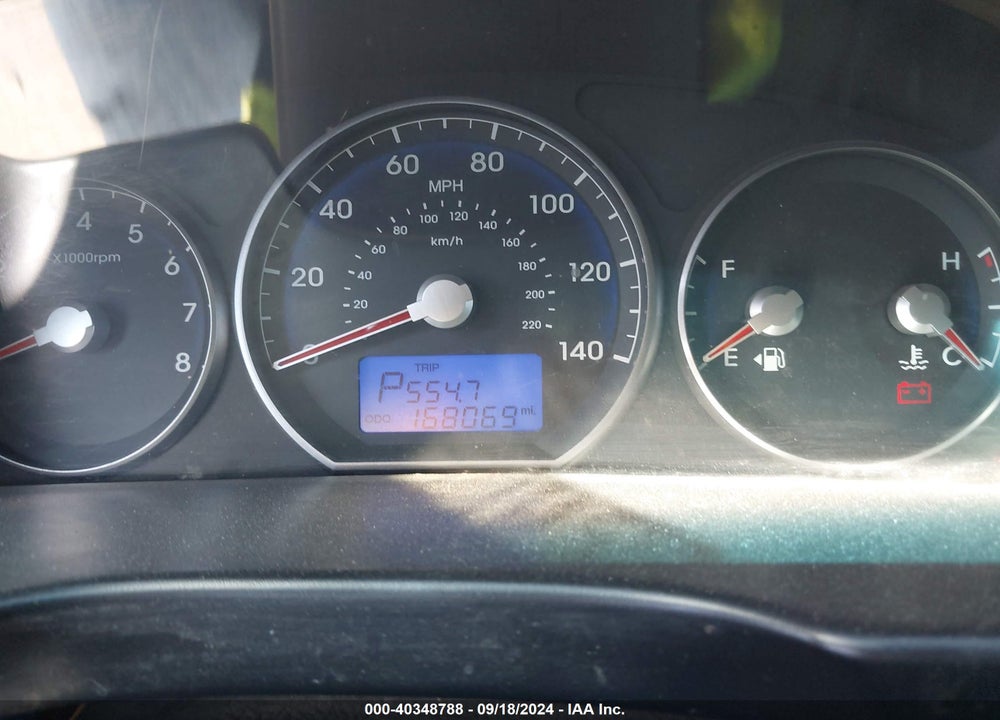 2010 HYUNDAI SANTA FE GLS VIN: 5NMSG3ABXAH346712