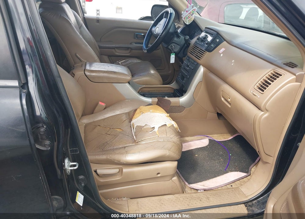 2005 HONDA PILOT EX-L VIN: 5FNYF18555B055513