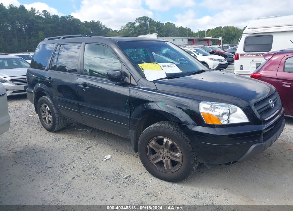 2005 HONDA PILOT EX-L VIN: 5FNYF18555B055513