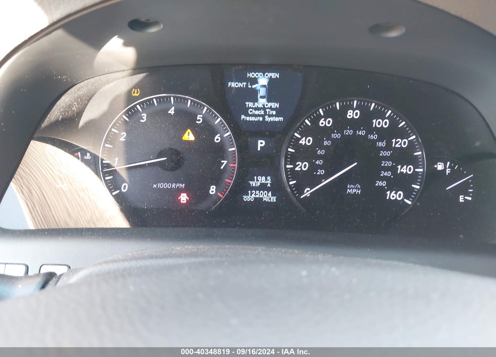 2007 LEXUS LS 460 VIN: JTHBL46F175029649