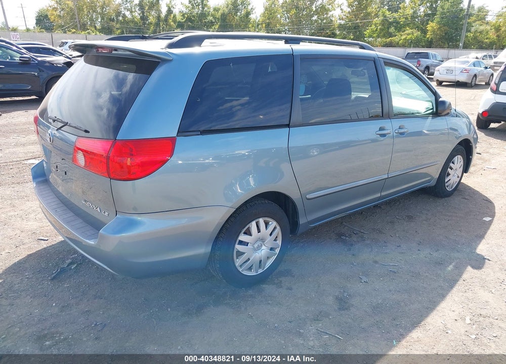 2009 TOYOTA SIENNA LE VIN: 5TDZK23C39S254945
