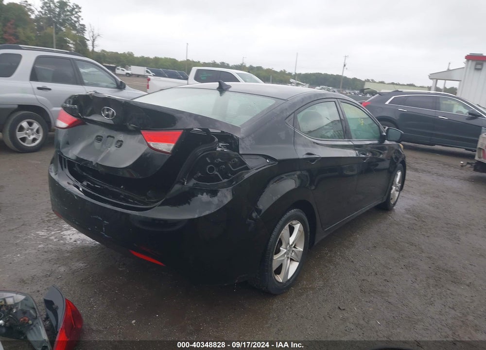 2013 HYUNDAI ELANTRA GLS VIN: 5NPDH4AE5DH183108
