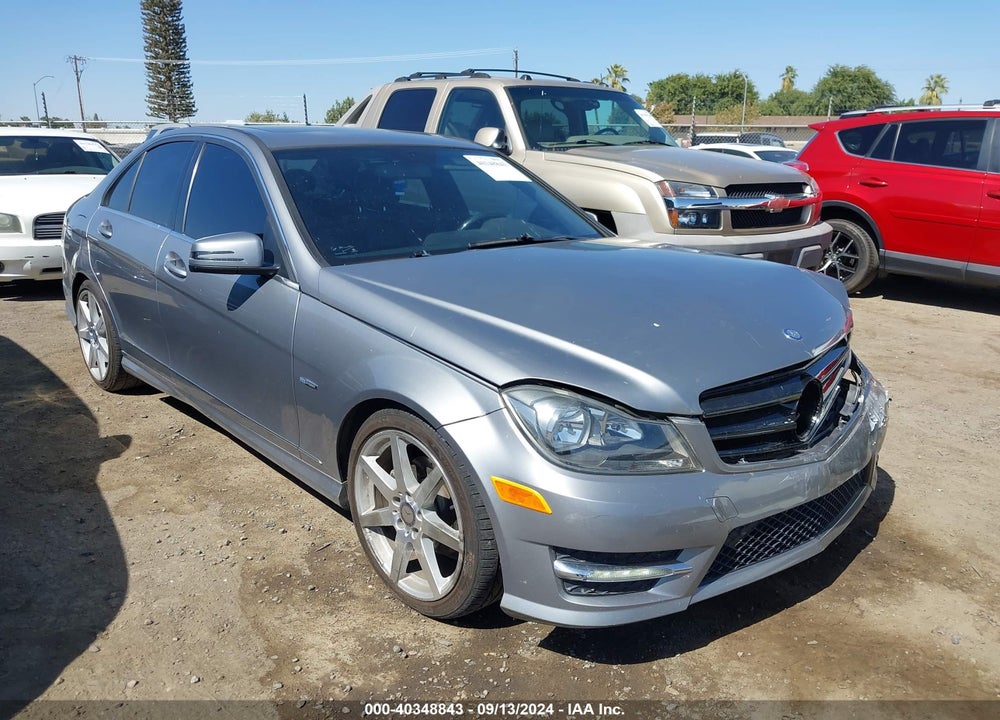 2012 MERCEDES-BENZ C 250 LUXURY/SPORT VIN: WDDGF4HBXCA625794