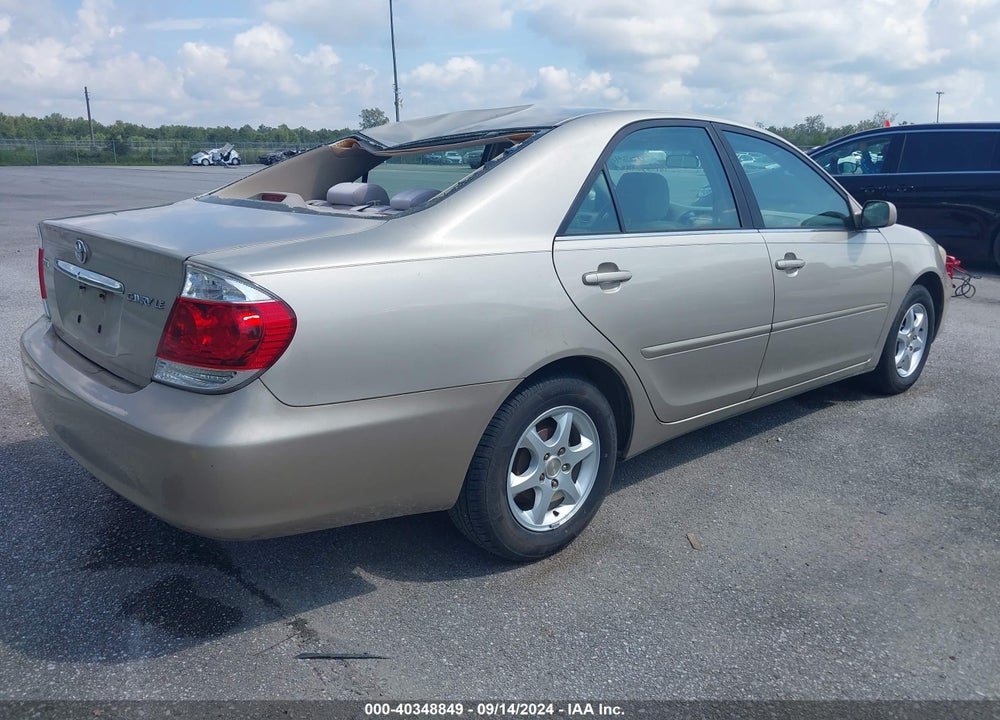2005 TOYOTA CAMRY LE VIN: 4T1BE32K55U983411