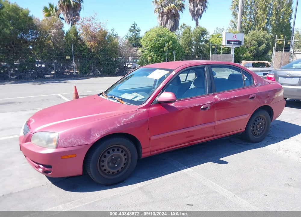 2004 HYUNDAI ELANTRA GLS/GT VIN: KMHDN46D64U808299