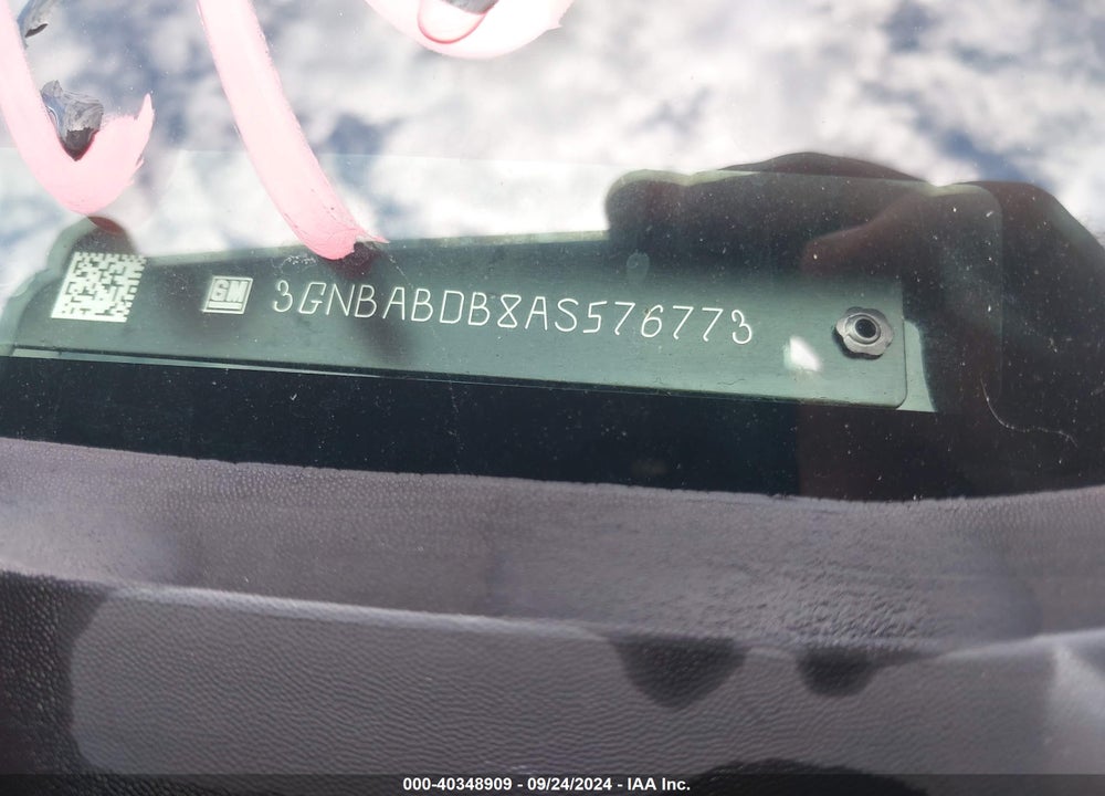 2010 CHEVROLET HHR LT VIN: 3GNBABDB8AS576773