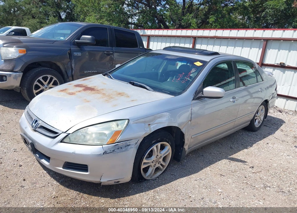 2007 HONDA ACCORD 2.4 EX VIN: 1HGCM567X7A105847