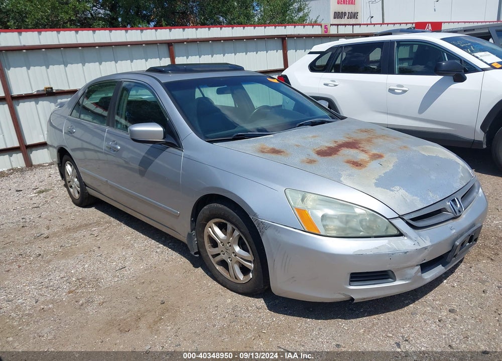 2007 HONDA ACCORD 2.4 EX VIN: 1HGCM567X7A105847