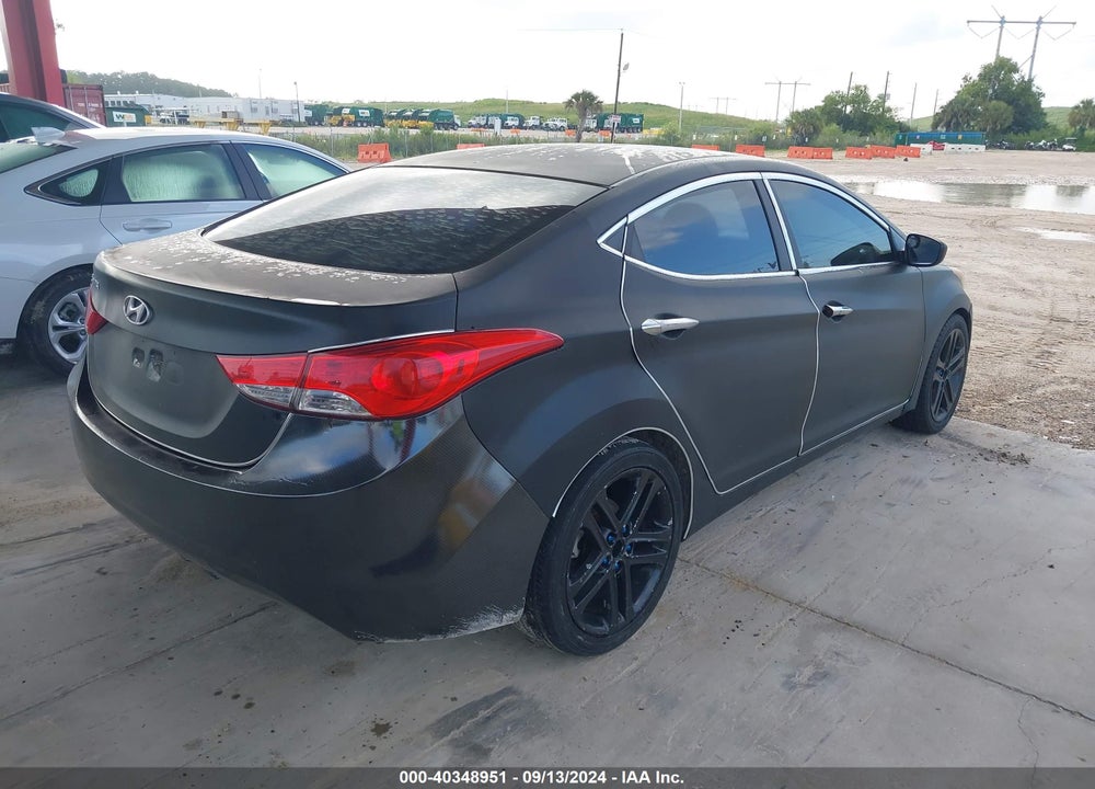 2013 HYUNDAI ELANTRA GLS VIN: 5NPDH4AE4DH192611