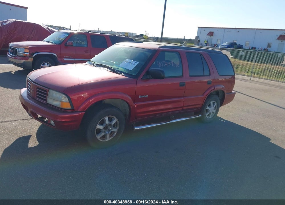 2000 OLDSMOBILE BRAVADA VIN: 1GHDT13WXY2295651