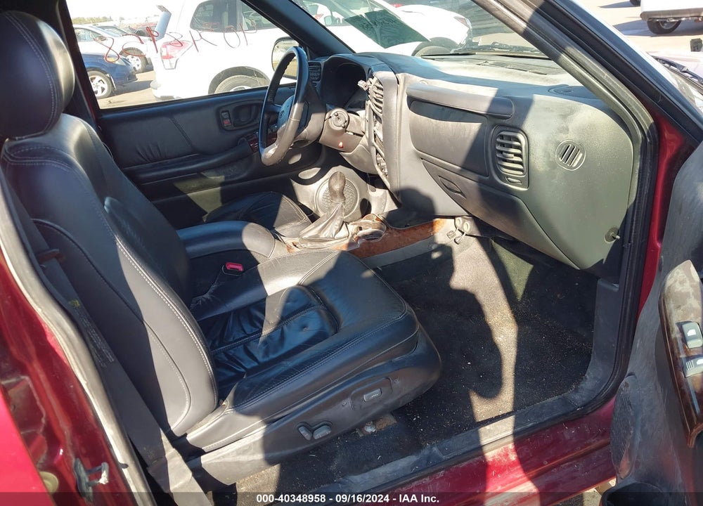 2000 OLDSMOBILE BRAVADA VIN: 1GHDT13WXY2295651