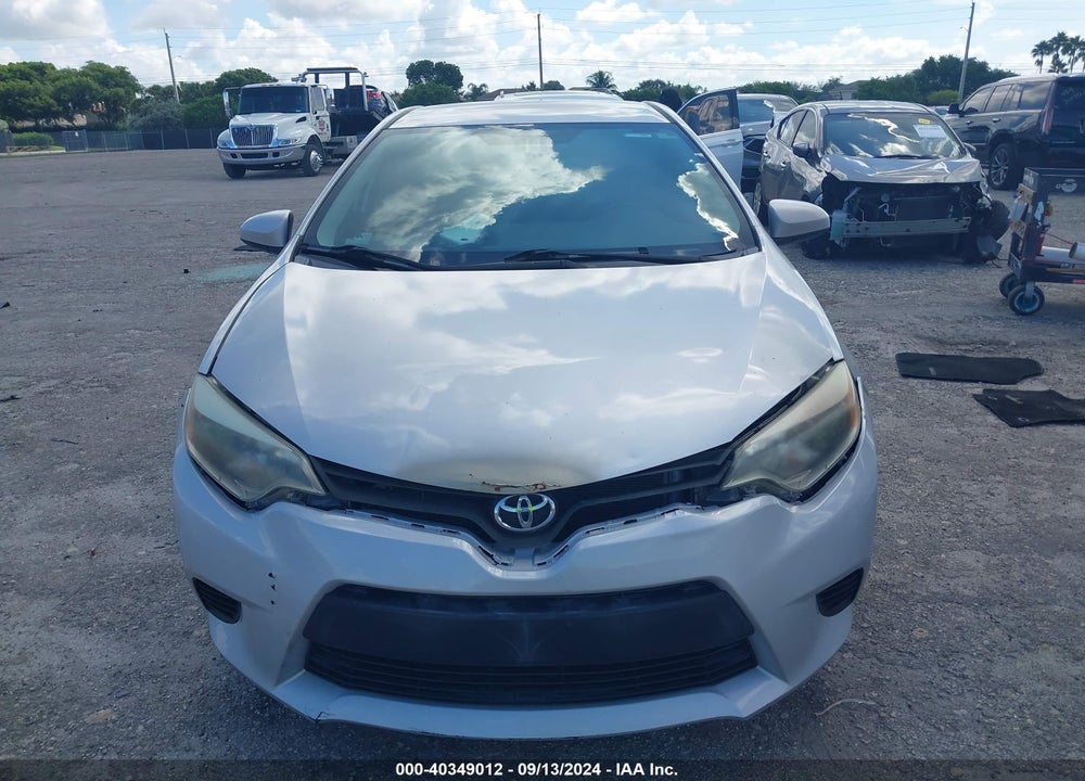 2014 TOYOTA COROLLA LE VIN: 5YFBURHE6EP120867