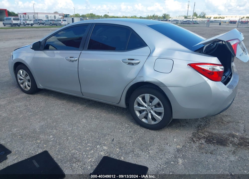 2014 TOYOTA COROLLA LE VIN: 5YFBURHE6EP120867