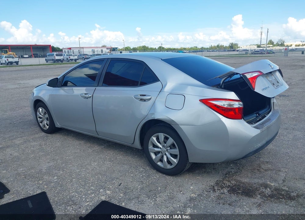 2014 TOYOTA COROLLA LE VIN: 5YFBURHE6EP120867