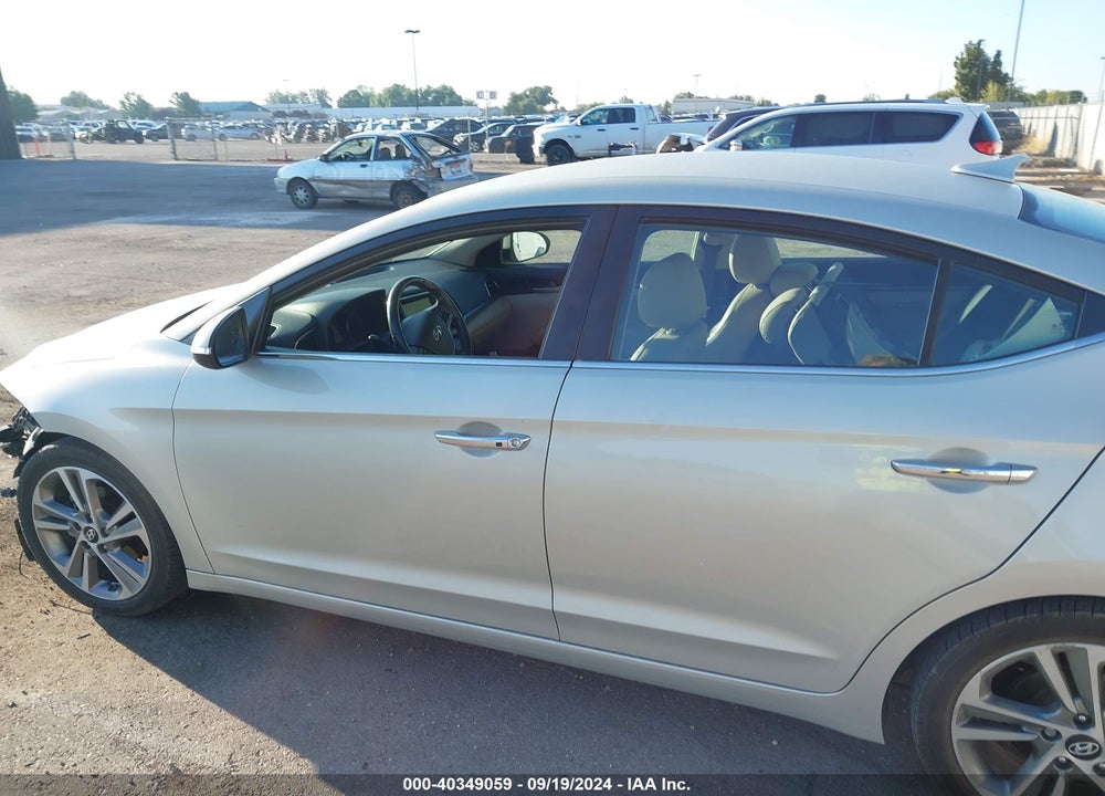 2017 HYUNDAI ELANTRA LIMITED VIN: 5NPD84LF4HH058032