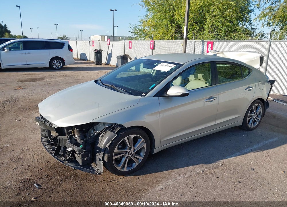 2017 HYUNDAI ELANTRA LIMITED VIN: 5NPD84LF4HH058032