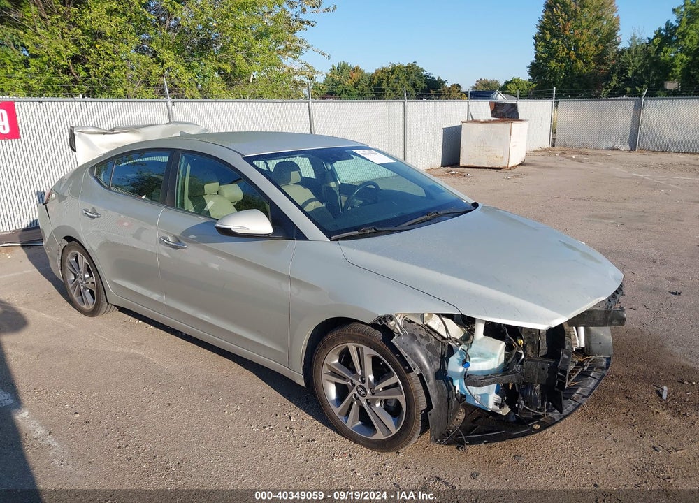 2017 HYUNDAI ELANTRA LIMITED VIN: 5NPD84LF4HH058032