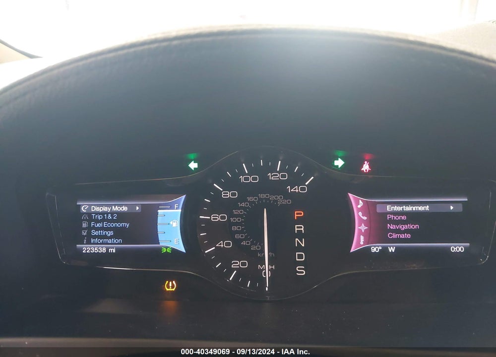 2013 LINCOLN MKX VIN: 2LMDJ8JK1DBL16458