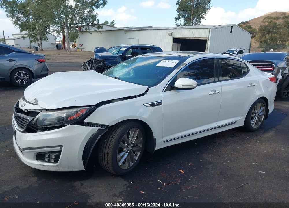 2015 KIA OPTIMA SXL TURBO VIN: 5XXGR4A64FG430538