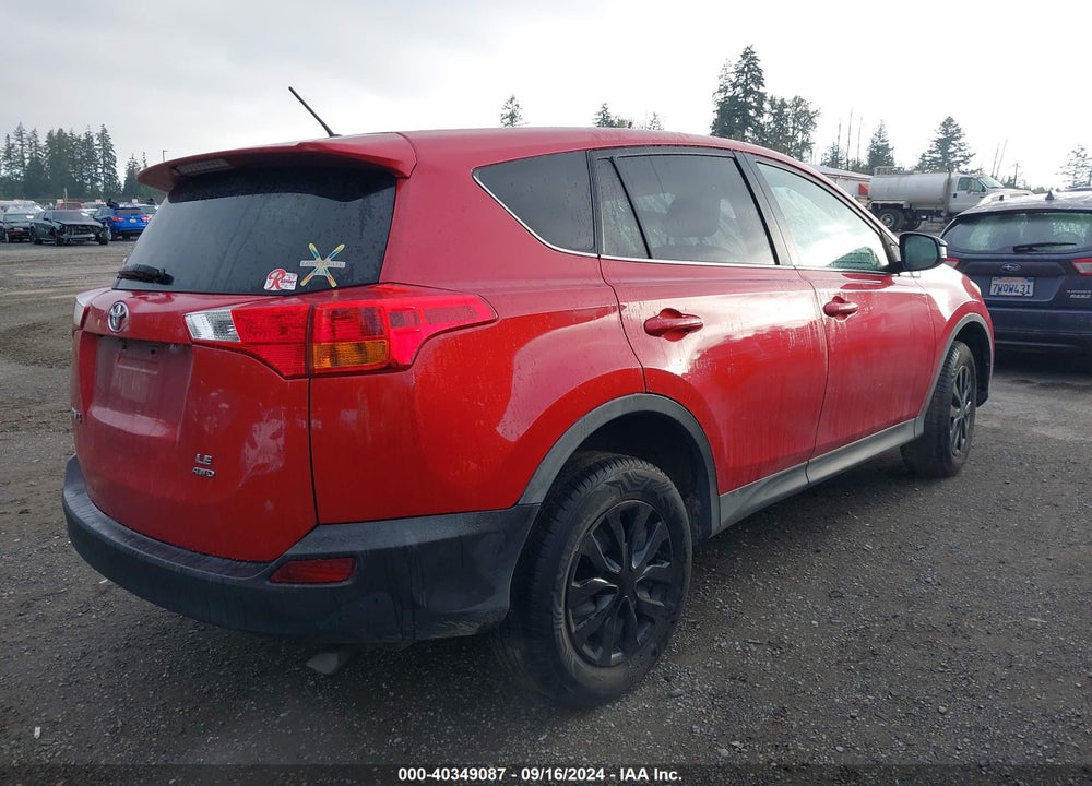 2015 TOYOTA RAV4 LE VIN: 2T3BFREV7FW262344