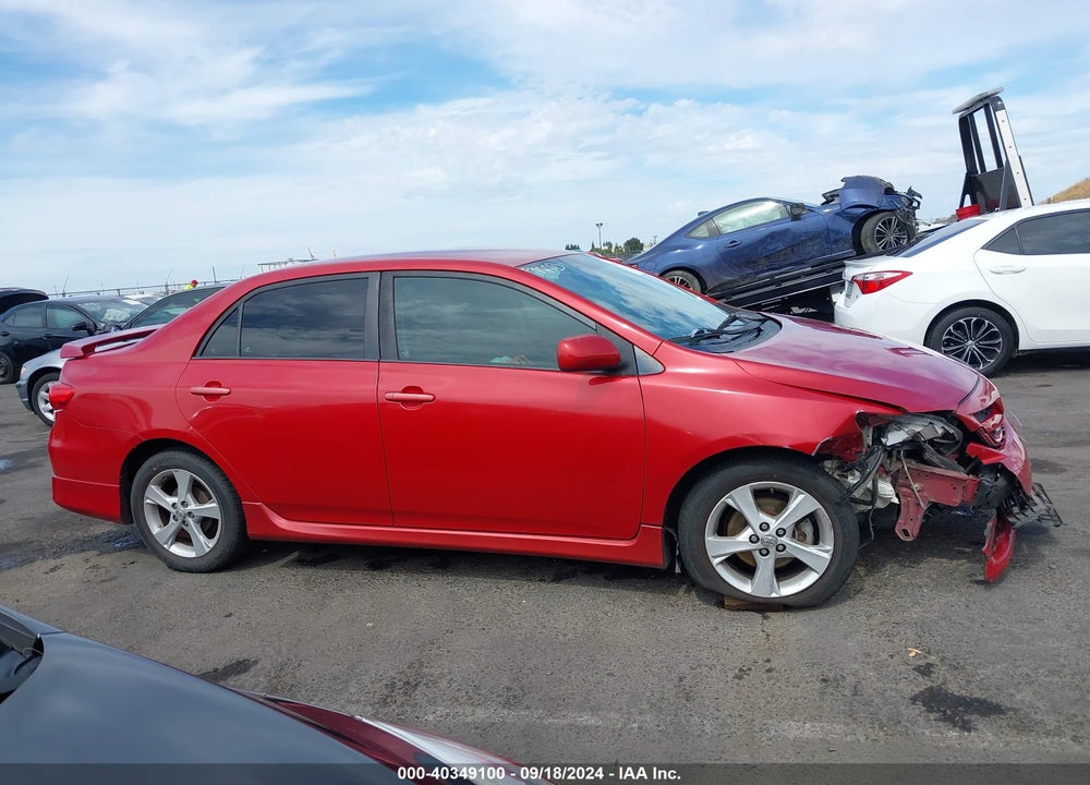 2011 TOYOTA COROLLA S VIN: 2T1BU4EE4BC674671