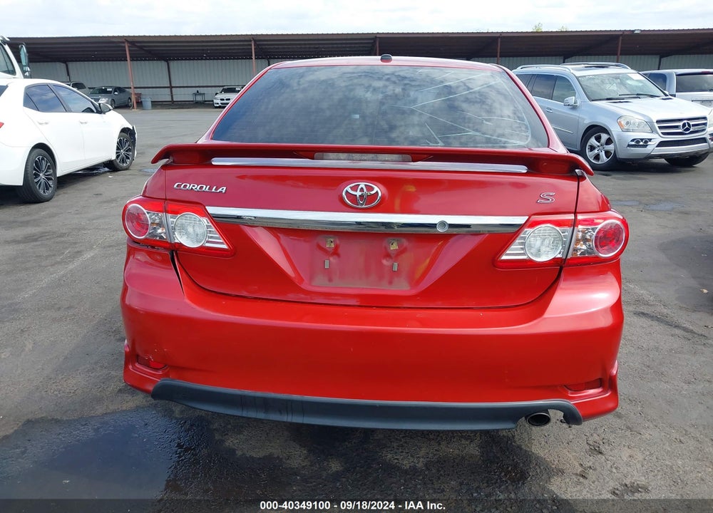 2011 TOYOTA COROLLA S VIN: 2T1BU4EE4BC674671